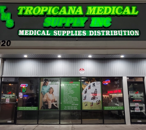 Tropicana Medical Supply, Inc. - Las Vegas, NV. Tropicana Medical Supply, Inc 
Your One Stop for all Your Medical supply Needs!