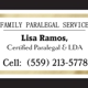 Family Paralegal Service