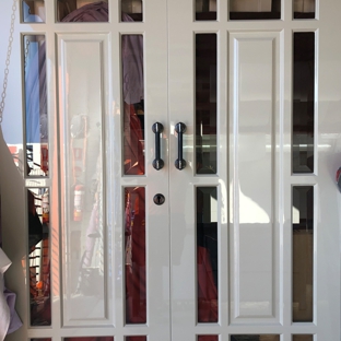 Perth Polishing & Painting Pty Ltd - Malaga, WA. Outside wooden door repaint