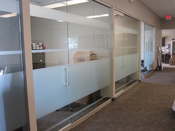 Glass Depots - Raleigh, NC. Office Space Glass Installation