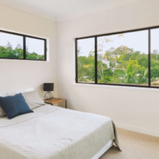 Bradnam's Windows & Doors - Kings Park, NSW. Black Aluminium Sliding Windows