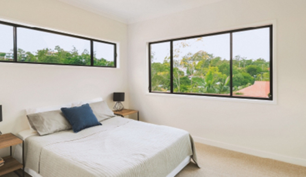 Bradnam's Windows & Doors - Bungalow, QLD. Black Aluminium Sliding Windows