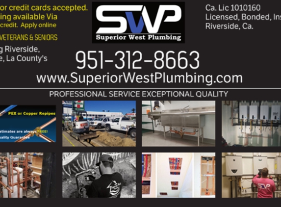 Superior West Plumbing - Riverside, CA