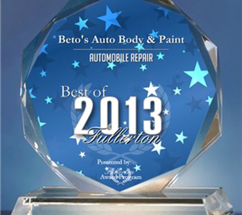 Beto's Auto Body & Paint - Fullerton, CA
