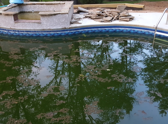 Leisure Lifestyles - Columbus, GA. Leaking unfinished pool.