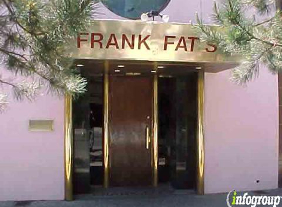 Frank Fat's Restaurant - Sacramento, CA