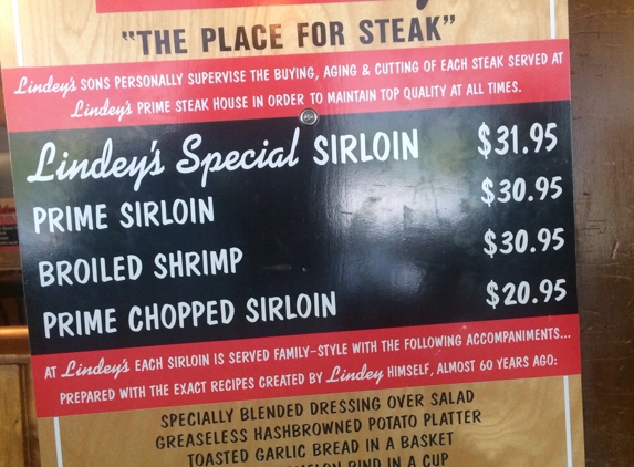 Lindey's Prime Steak House - Saint Paul, MN