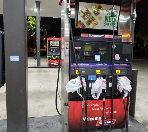 RaceTrac - Ft Lauderdale, FL. Several pumps inoperable at the Raceway on West Broward Blvd in Fort Lauderdale, Florida.