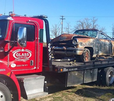 Glass Wrecker Service - Georgetown, TX. towing service