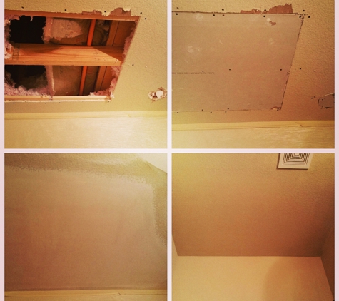 Rangel Construction and Finishing - Fort Worth, TX. Drywall repair