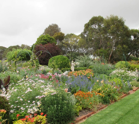 West Coast Funerals - Coomunga, SA. Vibrant cottage garden profusion in early summer.