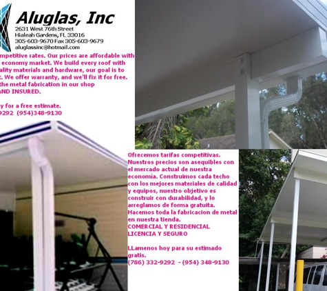 Aluglas Inc - Hialeah, FL