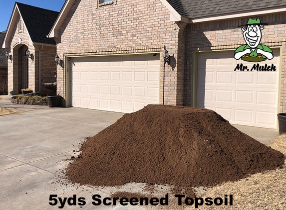 Mr. Mulch - Oklahoma City, OK. Rich Mix Garden Soil Topsoil Dirt delivered in OKC, Oklahoma City, Moore, Norman OK