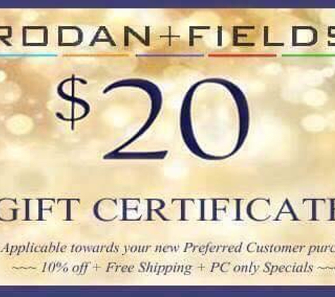 Rodan+Fields - Little Rock, AR. My gift to you... You can start your New Year with a good skin care Regimen. 

Copy the gift certificate and PM me for your New Regimen.