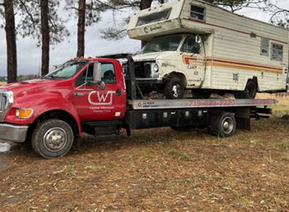 Central Wisconsin Towing - Antigo, WI. Rollback with RV