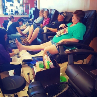 Legends Pointe Nails & Spa - Clermont, FL. Pedicure chairs with liners