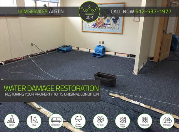 UCM Services Austin - Austin, TX. Water Damage Drying Extraction