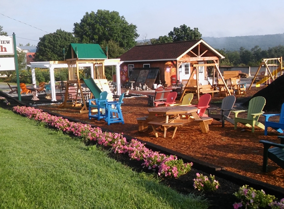 Mountain View Mulch & Stone - Lititz, PA. Nice selection of Lawn Furniture, Pergolas, Kids Play Sets. Lititz, PA