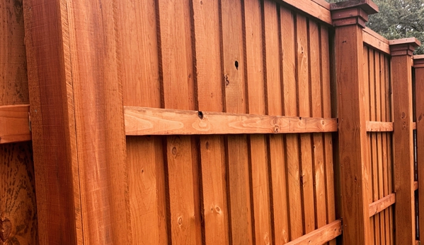 Champion Fence - Tyler, TX. Stained Fence