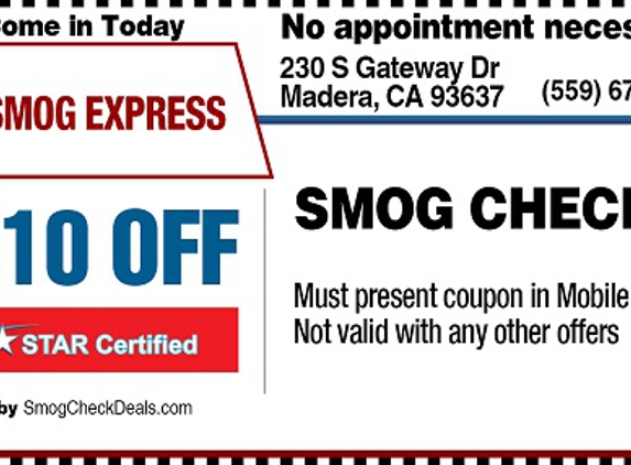 Smog Express - Madera, CA