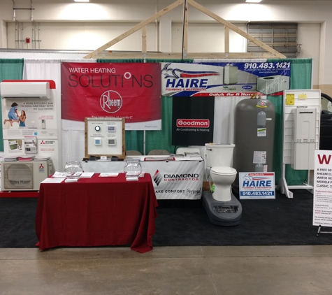 Haire Plumbing & Mechanical Co, Inc. - Fayetteville, NC. Fayetteville Spring Home, Design & Remodeling Show Feb 2018