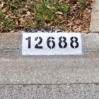 Curb Address Painting Greater DC