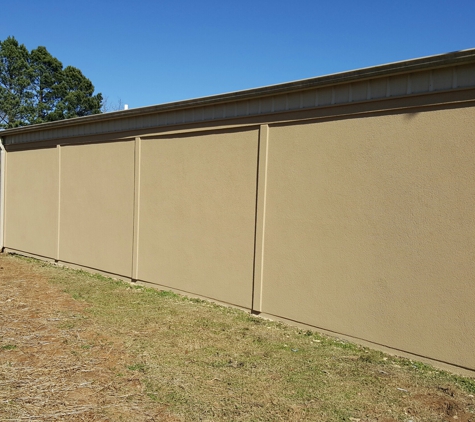 Grosu Enterprise Inc - Little Rock, AR. Finished dryvit wall.