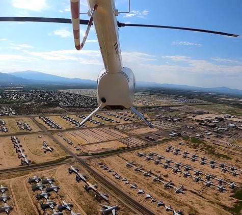 Volare Helicopters - Tucson, AZ. Flying over the AMARG Boneyard