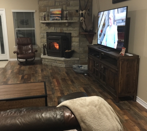 Fontenot Construction - Clyde, TX. The other side of the living room.