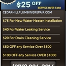 Cedar Hill Plumbing Repair - Plumbers