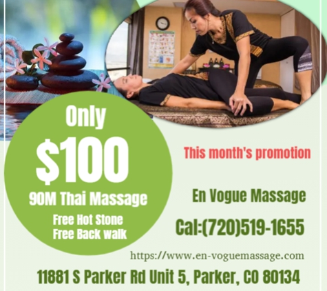 En Vogue Massage - Parker, CO