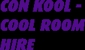Con Kool - Cool Room Hire Logo