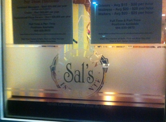 Sal's Trattoria & Pizzeria - Sunrise, FL