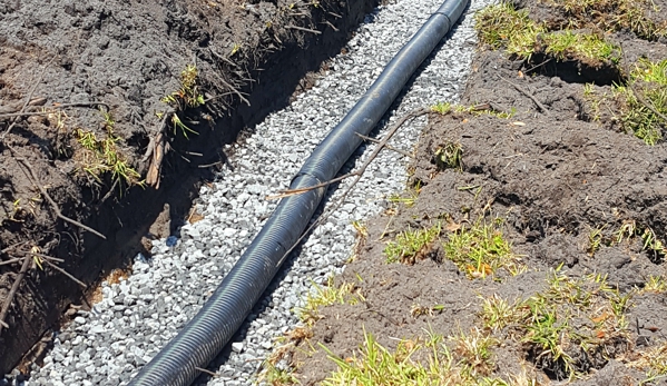 RCW Septic Tank Service - Charleston, SC. 100 feet of single ditch drain line repair.