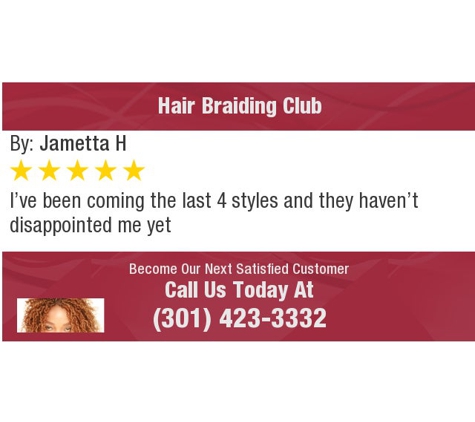 Hair Braiding Club - Temple Hills, MD