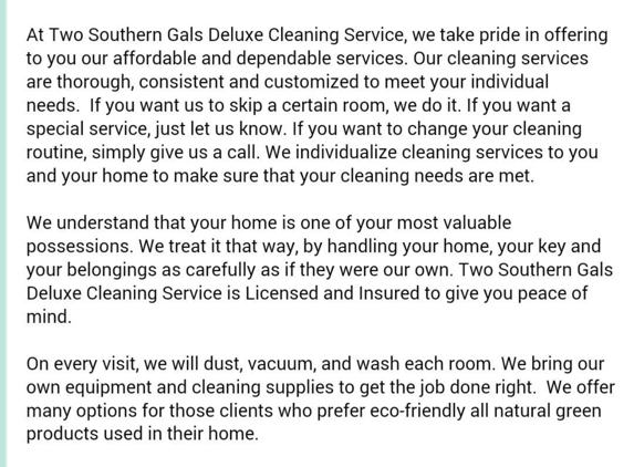 Two Southern Gals  Cleaning Service - Myrtle Beach, SC