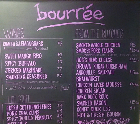 Bourree at Boucherie - New Orleans, LA