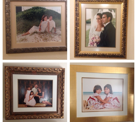 Moya Mobile Art & Picture Framing - Miami, FL. We have different types of frames for different  occasion . Here's a few samples. Portraits photo look great with filet & matting ,helps