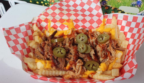 Sandy Sue's BBQ - Dallas, TX. Pulled Pork Cheese Fries