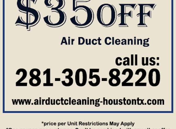 Air Duct Cleaning Houston TX - Houston, TX