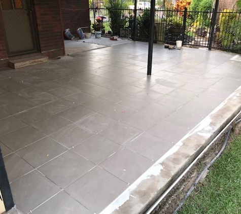 ITileNT - Ludmilla, NT. Tiling is underway....