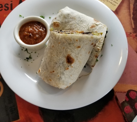 The Saturn Cafe - Berkeley, CA. Nacho Fry Burrito