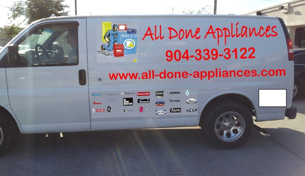 All Done Appliances - Jacksonville, FL