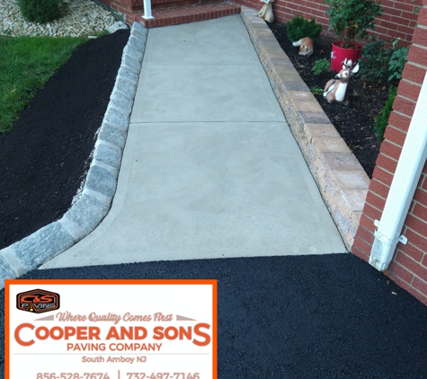 Cooper and Sons Paving - Parlin, NJ. Raritan landing New Jersey commercial residential industrial asphalt paving best company near me Cooper and Sons Paving Company