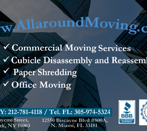 All Around Moving Services Company, Inc. - New York, NY