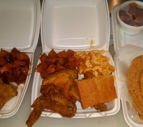 Next Step Soul Food Cafe - Dorchester Center, MA. Chicken  & Fish plates
