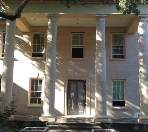 Alexander and Xavier Masonry - Garland, TX. Cast Stone Installation