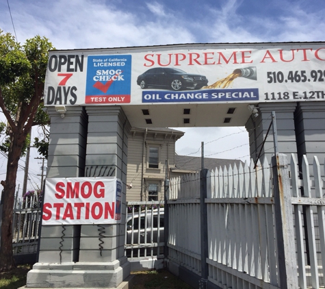 Supreme Auto STAR Smog Check - Oakland, CA