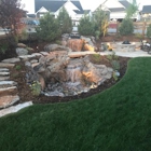 Rocky Mountain Pond and Waterfall