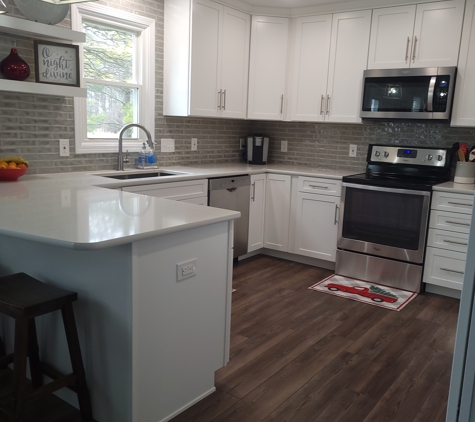 A+  Home Improvements - Toledo, OH. BLACK WHITE KITCHEN